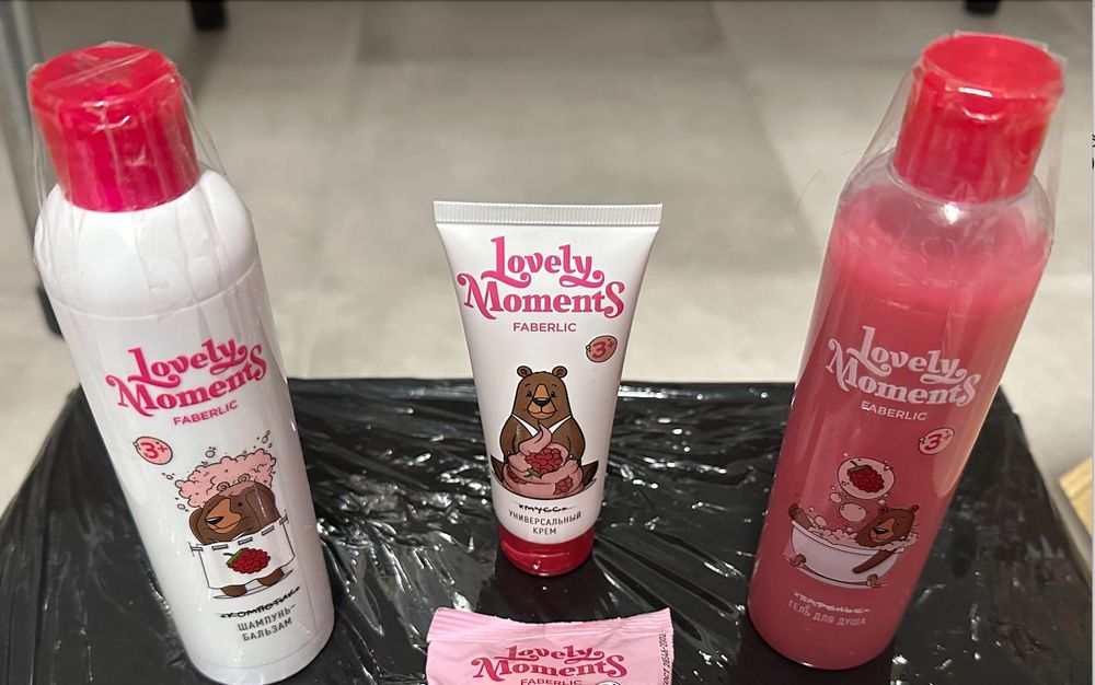 Champô + Gel de Banho + Creme Hidratante