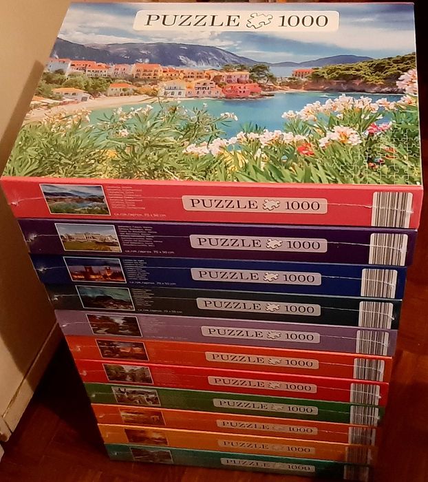 PUZZLE 1000 Peças: Cefalónia GRÉCIA - NOVO! A Estrear! SELADO!