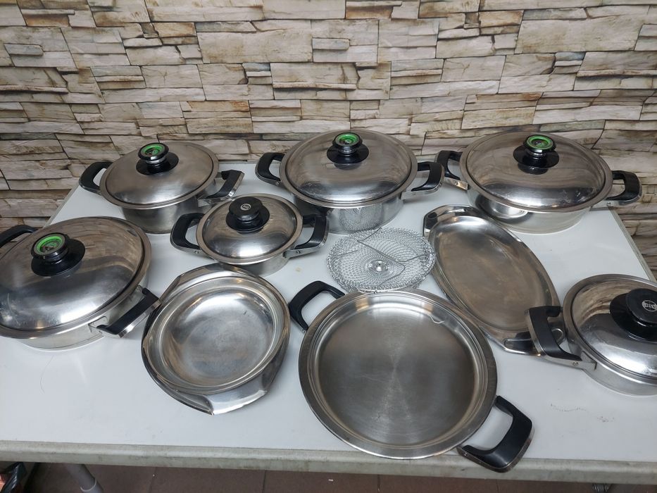 Duży zestaw garnków AMC