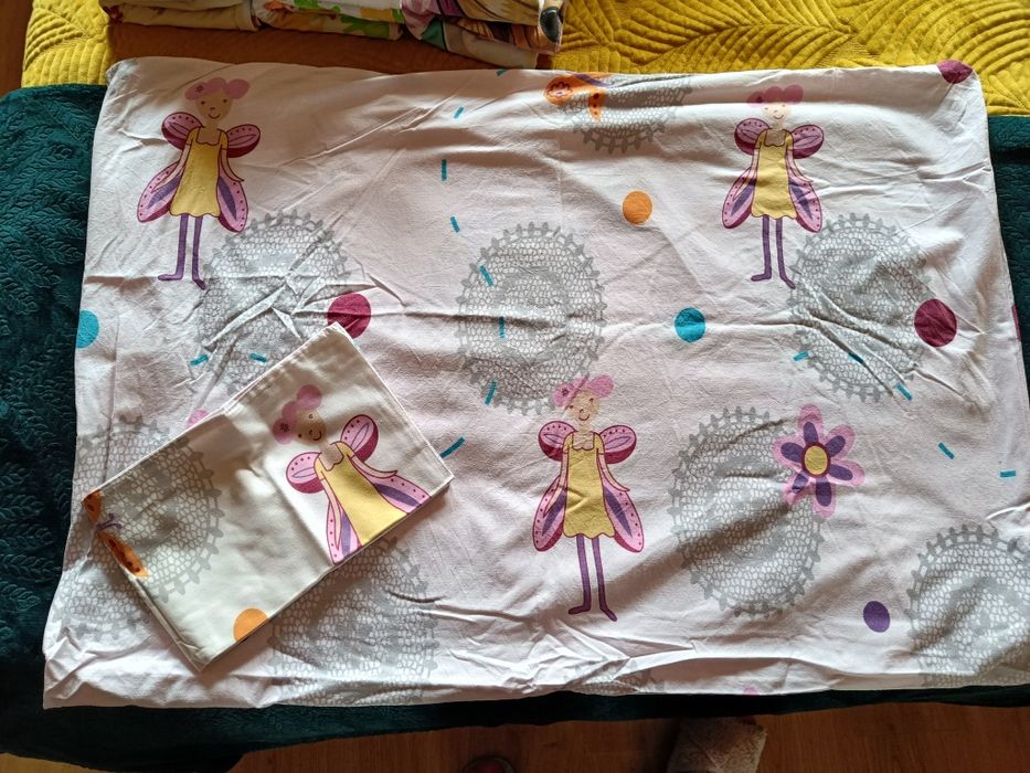 Pościel 135x100 Masza i niedźwiedź słonik wróżki miś helou kitty