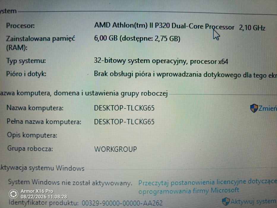 Laptop Toshiba ! Sprawny !