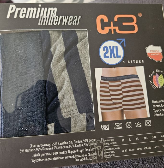 Bokserki męskie 2xl