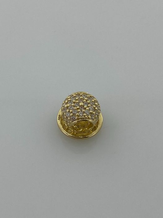 Złoty element charms na bransoletkę Pandora, Próba 585. Nowy (1108)