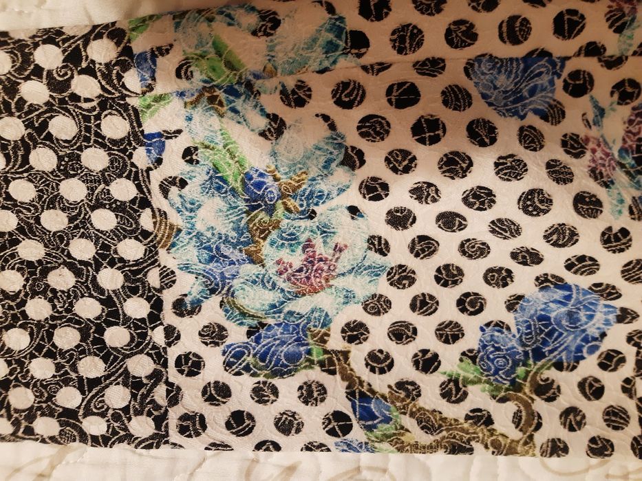 Spodnie Sobora XS kropki kwiaty