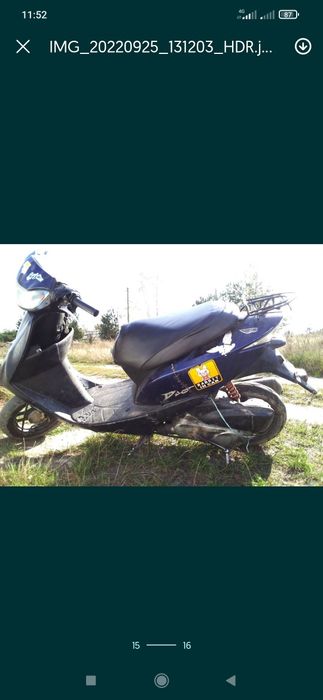 Скутер Хонда діо 62/68 honda dio 62/68 по-ЗАПЧАСТИНАХ двигун