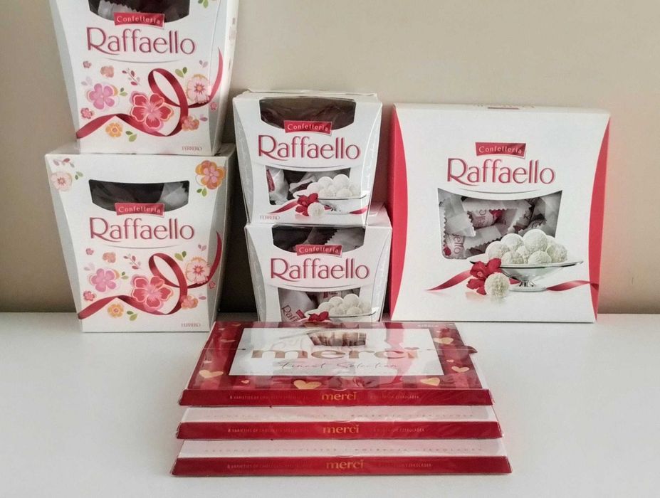 Słodycze komplet Merci Raffaello