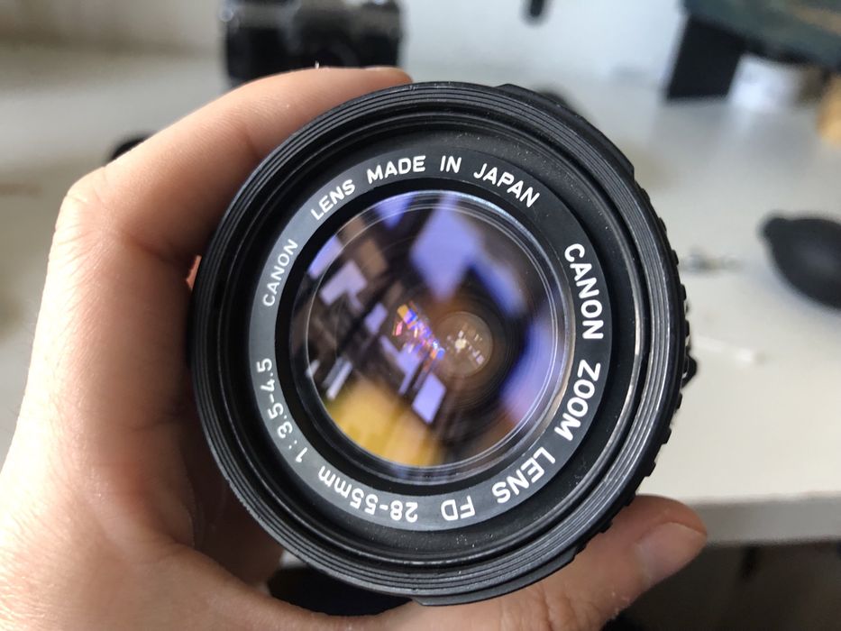 Canon AE1-Program + Canon FD 28-55mm + Canon FD 50mm + Canon FL 135mm