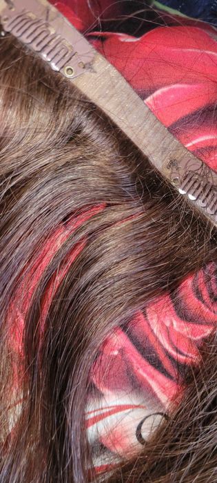 Foxt locks włosy 100% naturalne premium bezszwowe clip in
