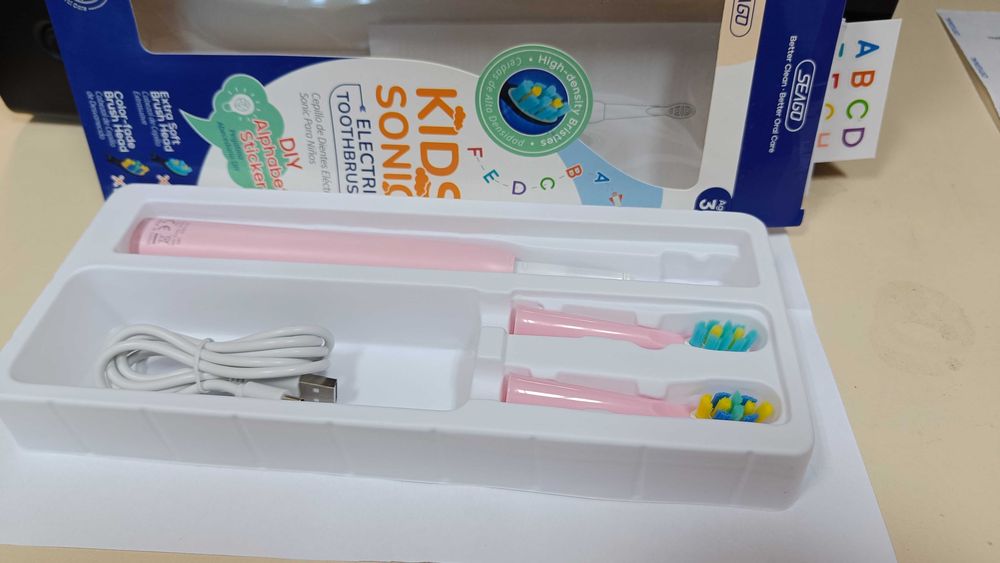 Nie działa uszkodzona Seago Szczoteczka soniczna dla dzieci Nowa