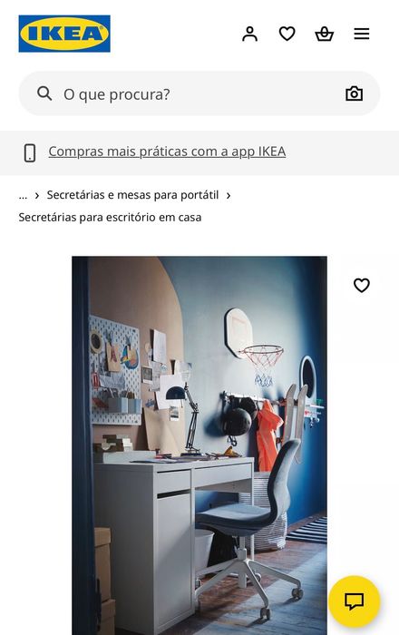 Secretaria criança ikea branca
