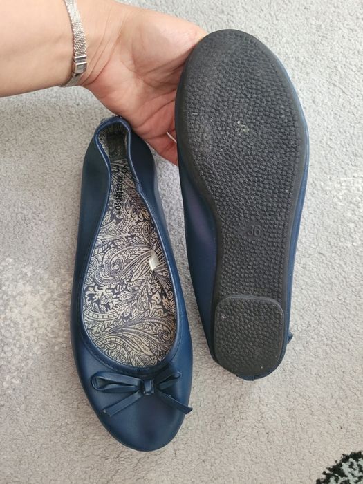 Baleriny damskie granatowe  36