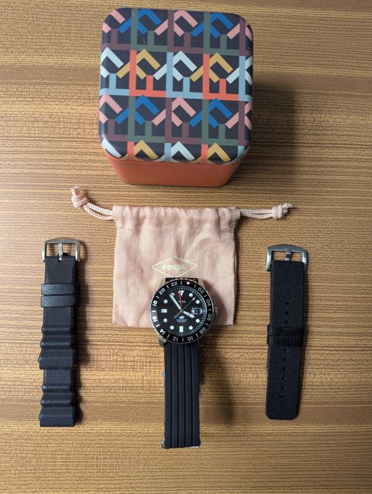 Оригінал Fossil Blue GMT FS6036 годинник