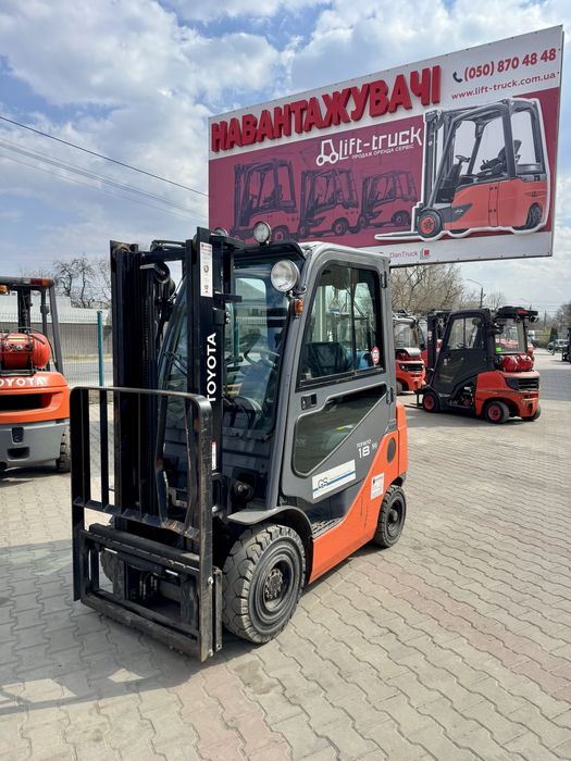 Навантажувач газовий Toyota 02-8FGF18 2013р., 1,8т., 3м.