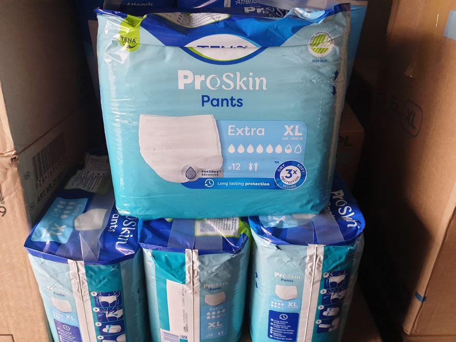 Pielucho majtki dla dorosłych XL pampersy pieluchy karton  64 szt