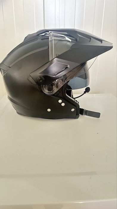 Auricular Cardo + Capacete Nolan