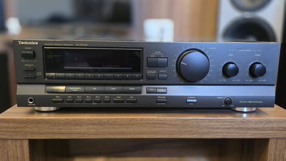 Amplituner Technics GX-100 z pilotem