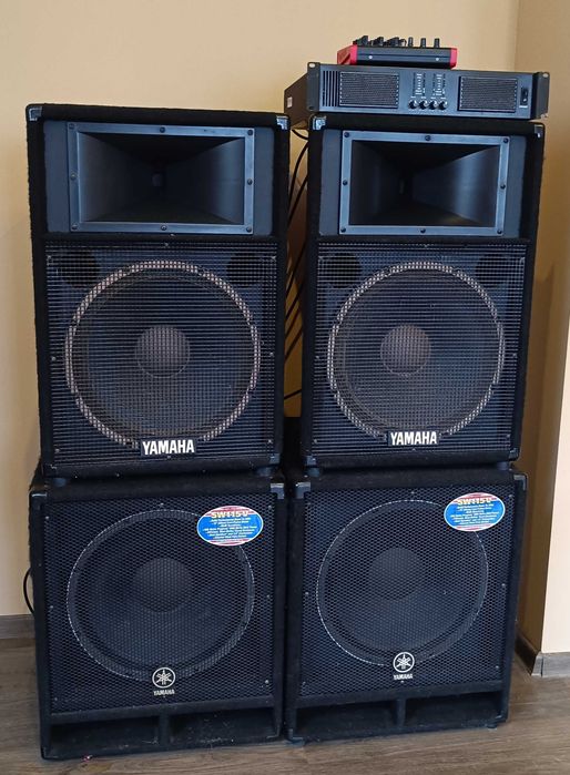 Nagłośnienie estradowe Yamaha + Thomann t.amp / TSA 4-1300