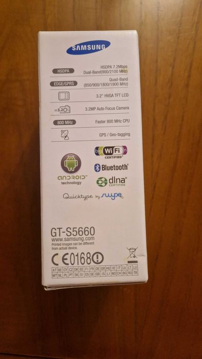 Smartphone Samsung Galaxy Gio