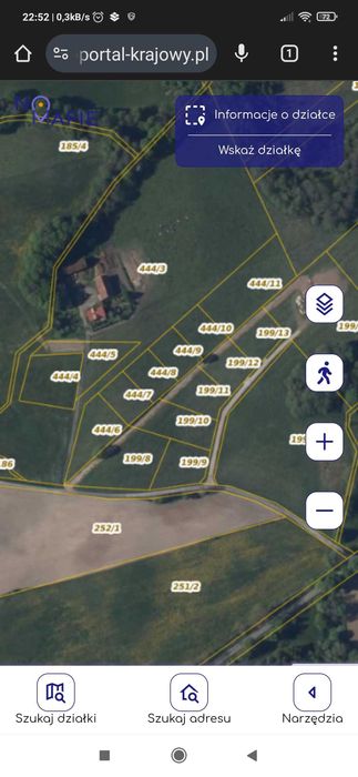 Działka budowlana w Zyndakach