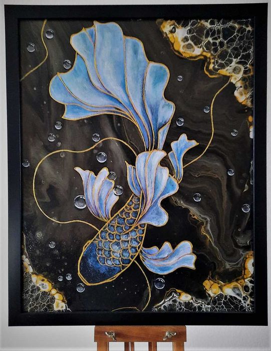 Рибка / Painting / abstraction / оригінал