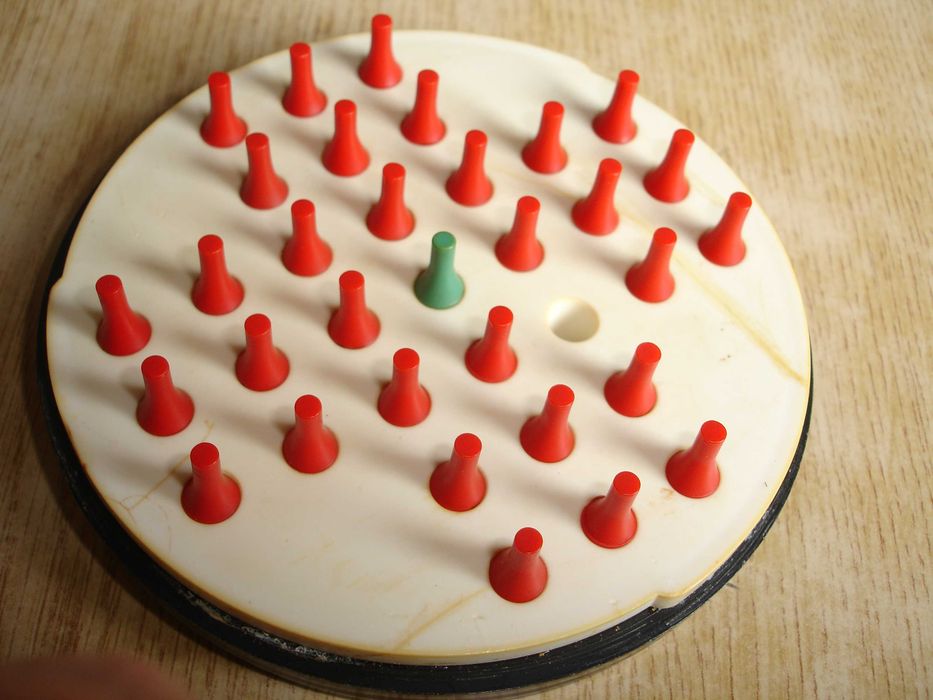 Винтаж СССР умная игра головоломка "Тридцать три" 33