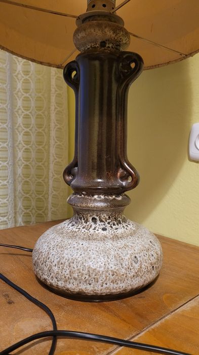 Stara lampa stołowa Boho
