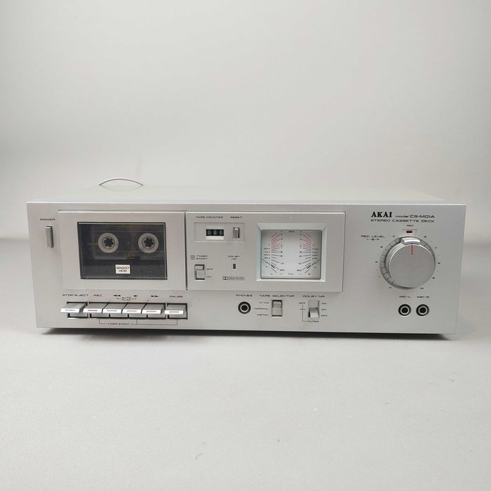 Magnetofon kasetowy DECK - Akai CS-M01A ładny stan 1980 rok Vintage