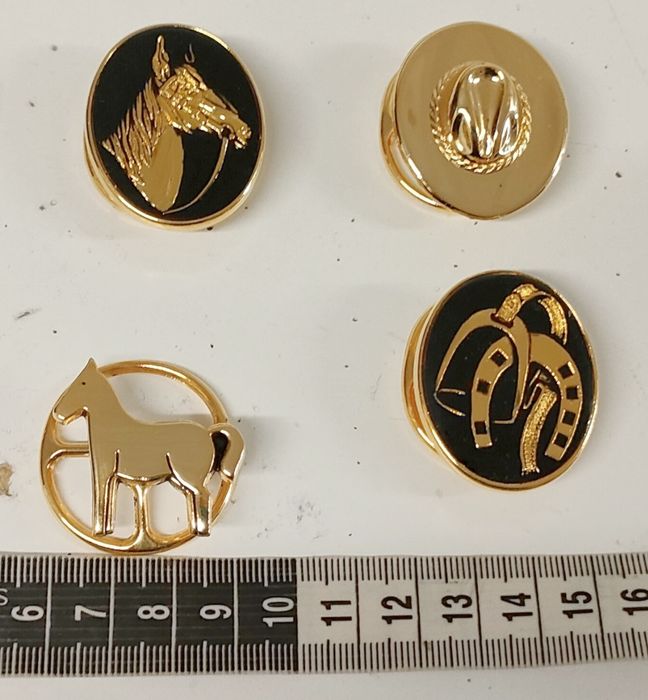 Aplicação para lenço, motivos equestres