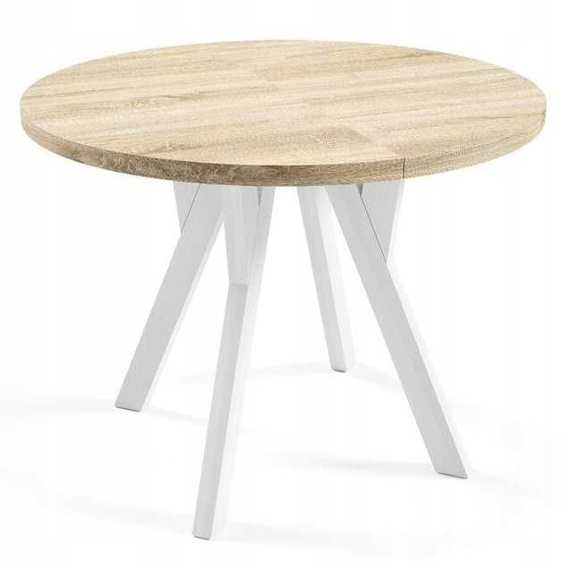 Rozkładany do nawet 200 cm stół okrągły ORIO! Styl industrialny