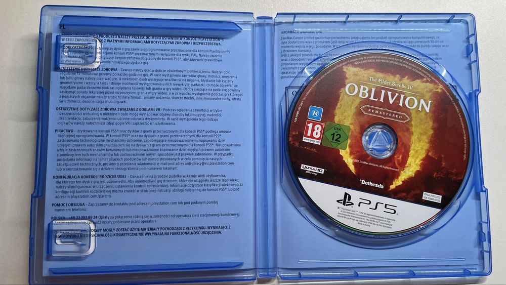 Oblivion Remastered PS5