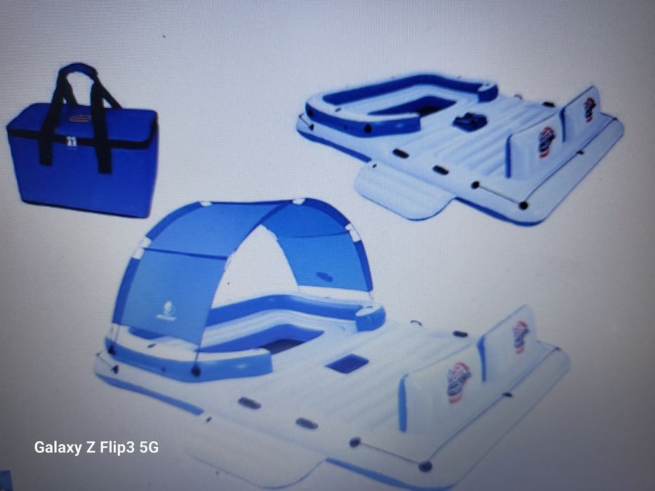 Baixa de Preço - ILHA Flutuante LOUNGE Tropical Nova