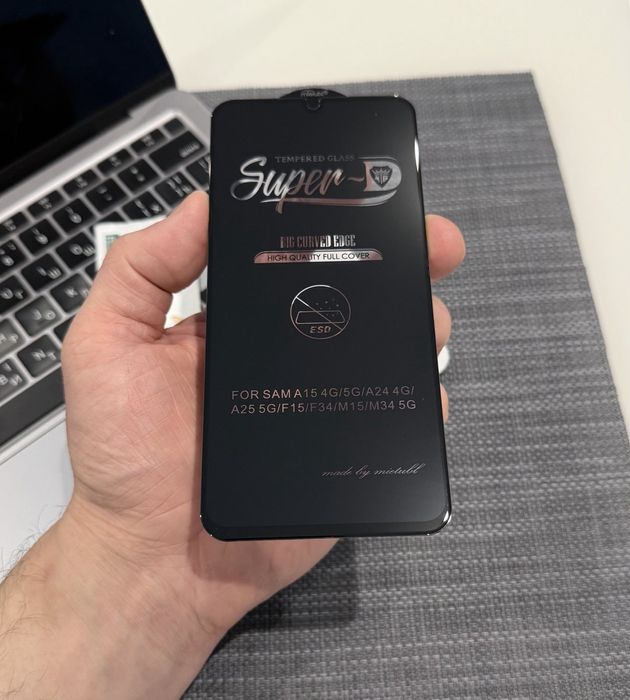 Защитное стекло самсунг а 15, а25, м34 и др модели samsung