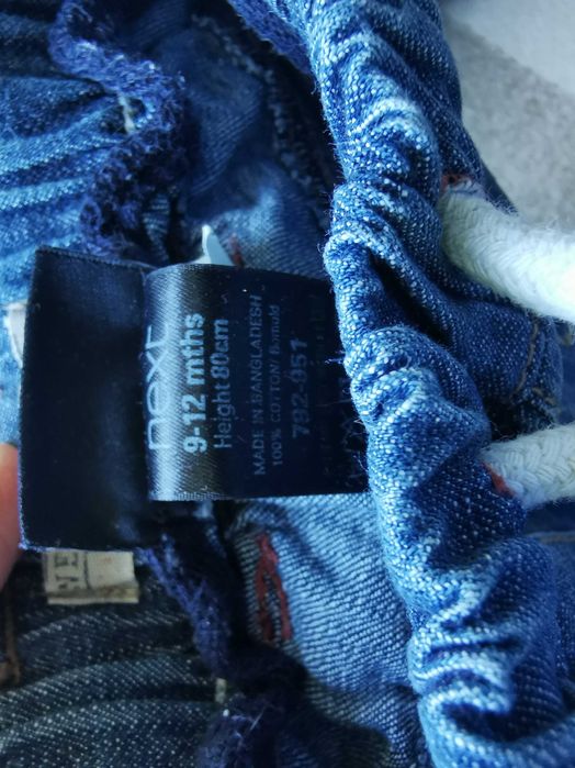 Eleganckie spodnie z regulacją w pasie paka ubrania 86