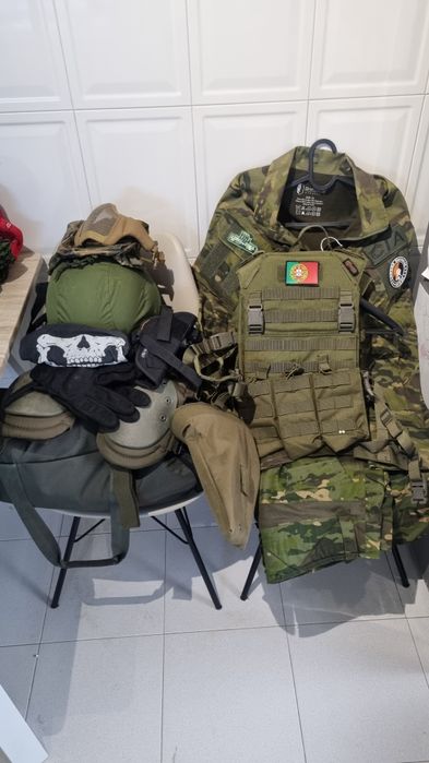 Vendo equipamento airsoft tudo junto ou troco por aquario minimo  300l, VR da ps5 ou portatil actual