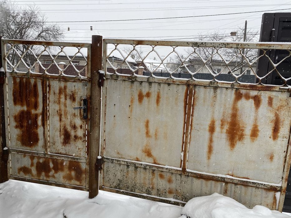 Ворота 3.5 металеві розпашні хфіртка