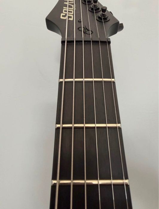 Guitarra elétrica Solar V2.6C G2 | Preto fosco