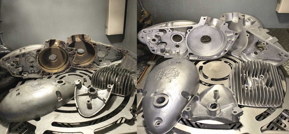 Aquablasting,Vapor blasting,szkiełkowanie w osłonie wodnej.