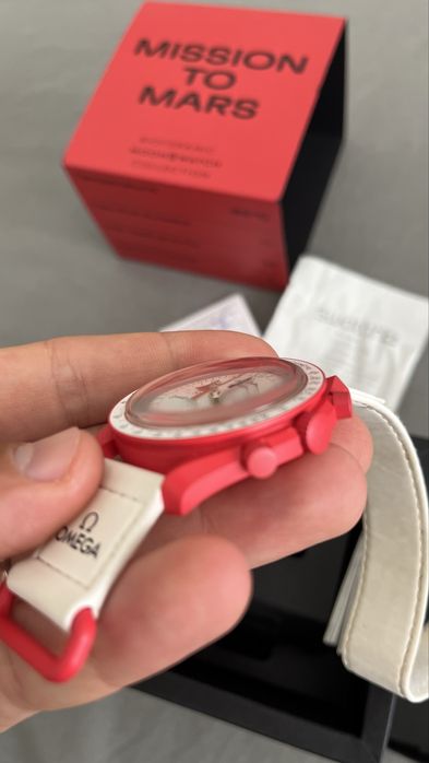 Moonswatch Mars Relogio Swatch ORIGINAL C/FATURA
