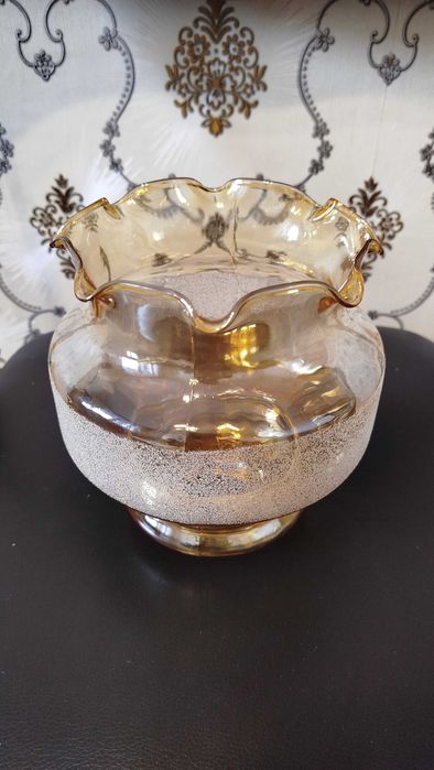 Плафон коричневый с матовой полосой