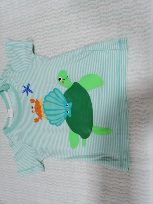 4 t-shirts, Zippy, 1-3, 3-6 e 6-9 meses