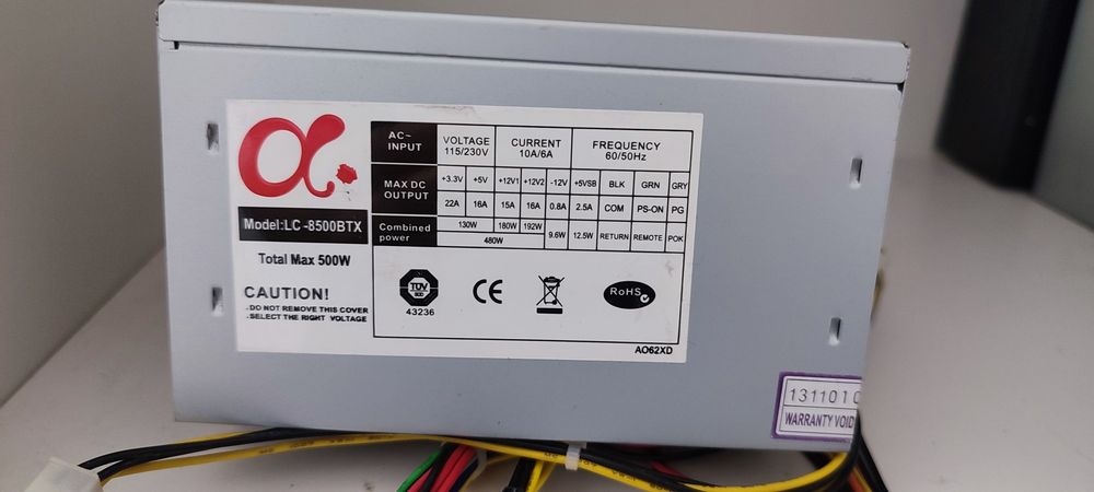 Fontes de alimentação computador