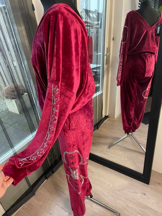 Dres welurowy wzór louis vuitton rozm 38