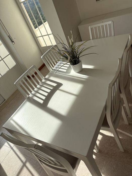 Conjunto de mesa de jantar extensivel