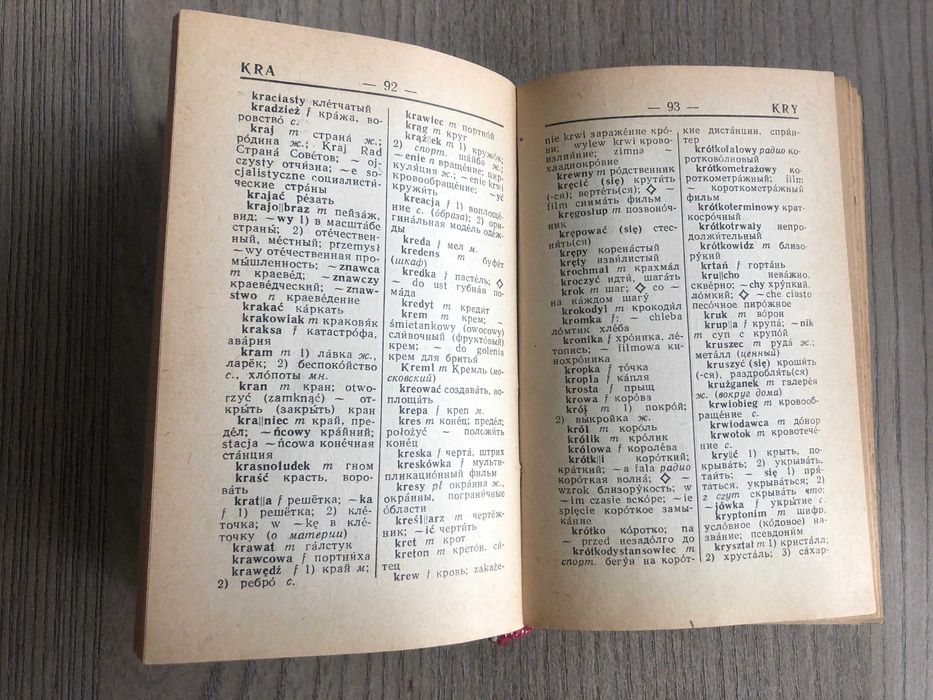 Słownik kieszonkowy polsko-rosyjski rosyjsko-polski