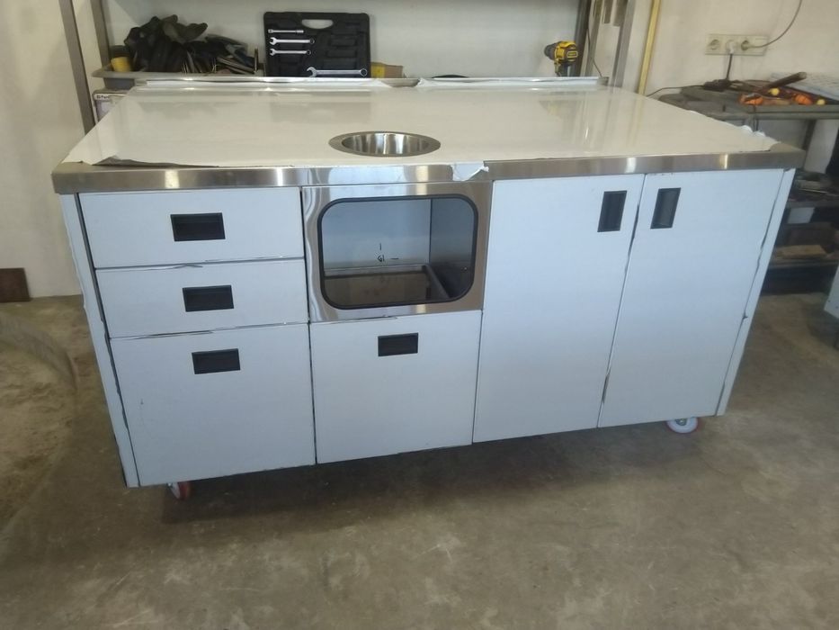 Столи та мийки з нерж. Виробництво!