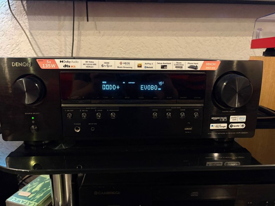Denon AVR S660H. Kino domowe i stereo amplituner Denon avr s660h