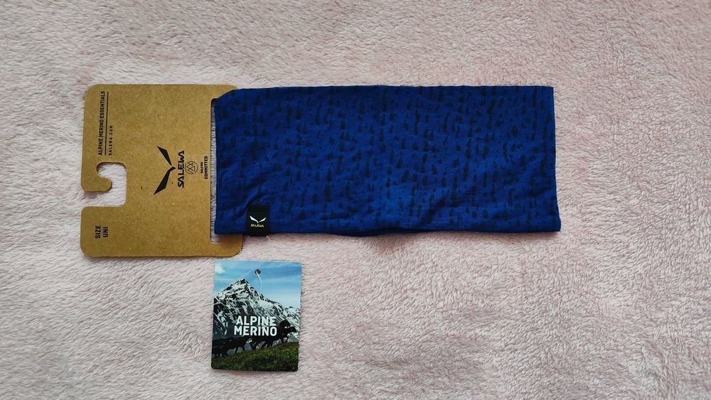 Salewa Merino Pure Alpine electric opaska Headband 58 cm wełna merino