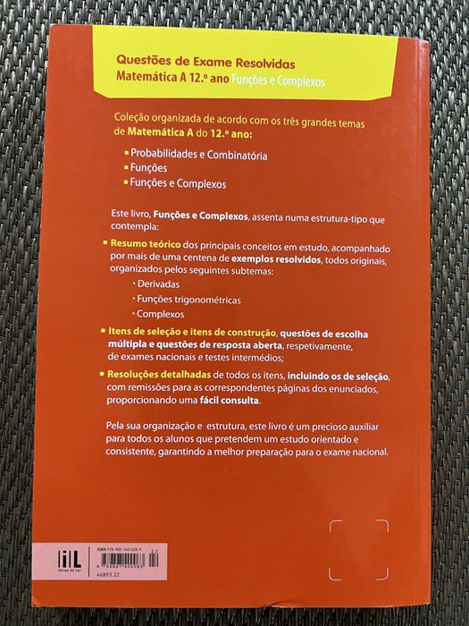 Livro - Matemática A - Funções e Complexos 12º Ano