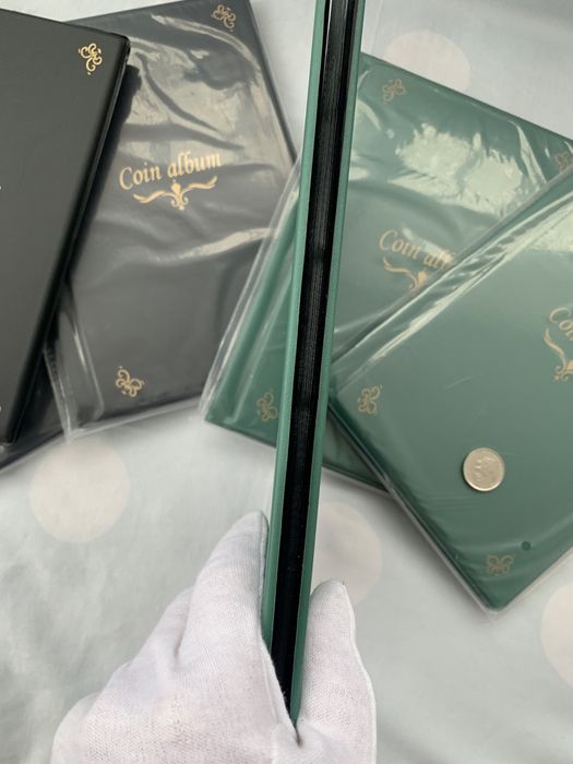 Альбом для монет з великими комірками 150шт 10листів Капсули для монет