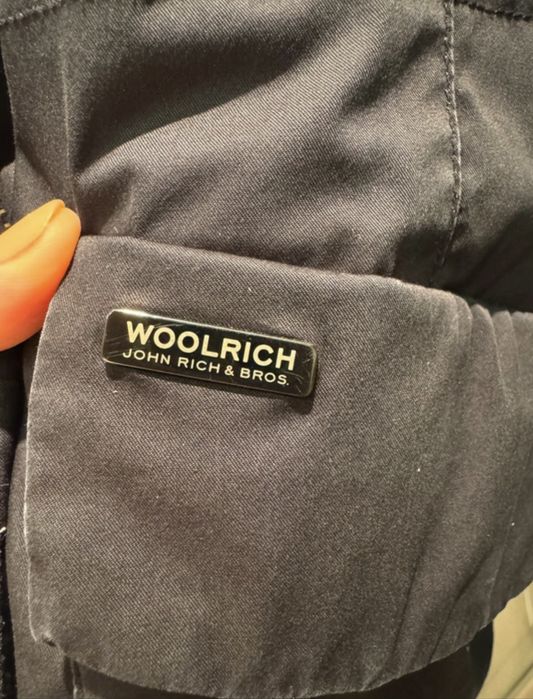 Kurtka woolrich L damska parka na zimę ocieplana dwustronna 2 w 1